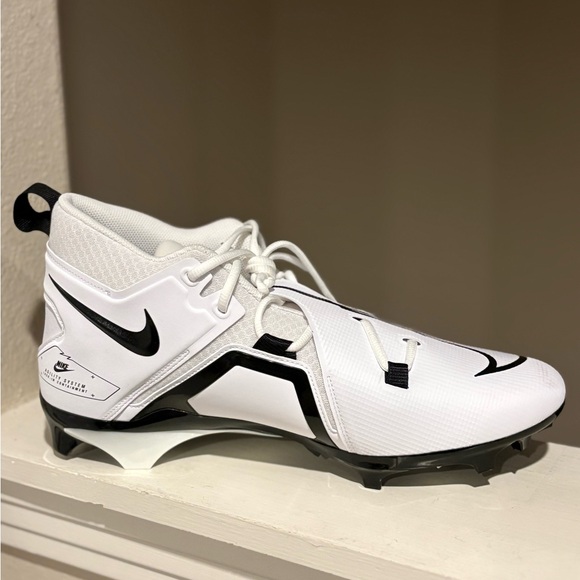 NEW Nike Alpha Menace Pro 3 White Black CT6649-100 Men's Size 15 Fast Shipping - Picture 5 of 10
